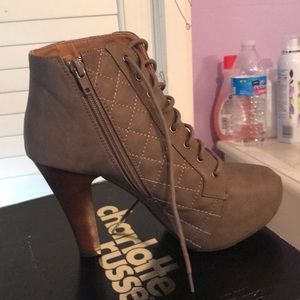 Size 8 platform booties. Never worn! Only tried on